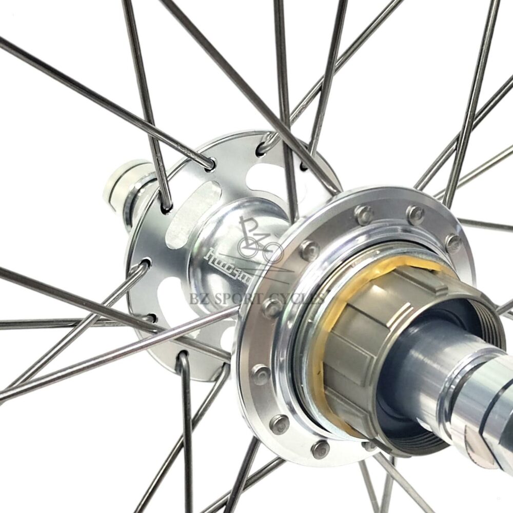 BZ Alloy Brompton Wheels (16'' 349) - BZ Alloy Rim | Hubsmith HS-RS42F/HS-RS42R Hub - Image 5