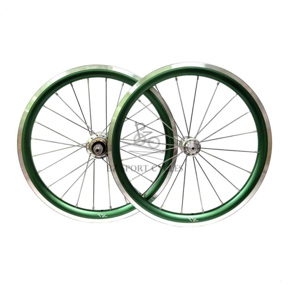 BZ Alloy Brompton Wheels (16'' 349) - BZ Alloy Rim | Hubsmith HS-RS42F/HS-RS42R Hub - Image 8