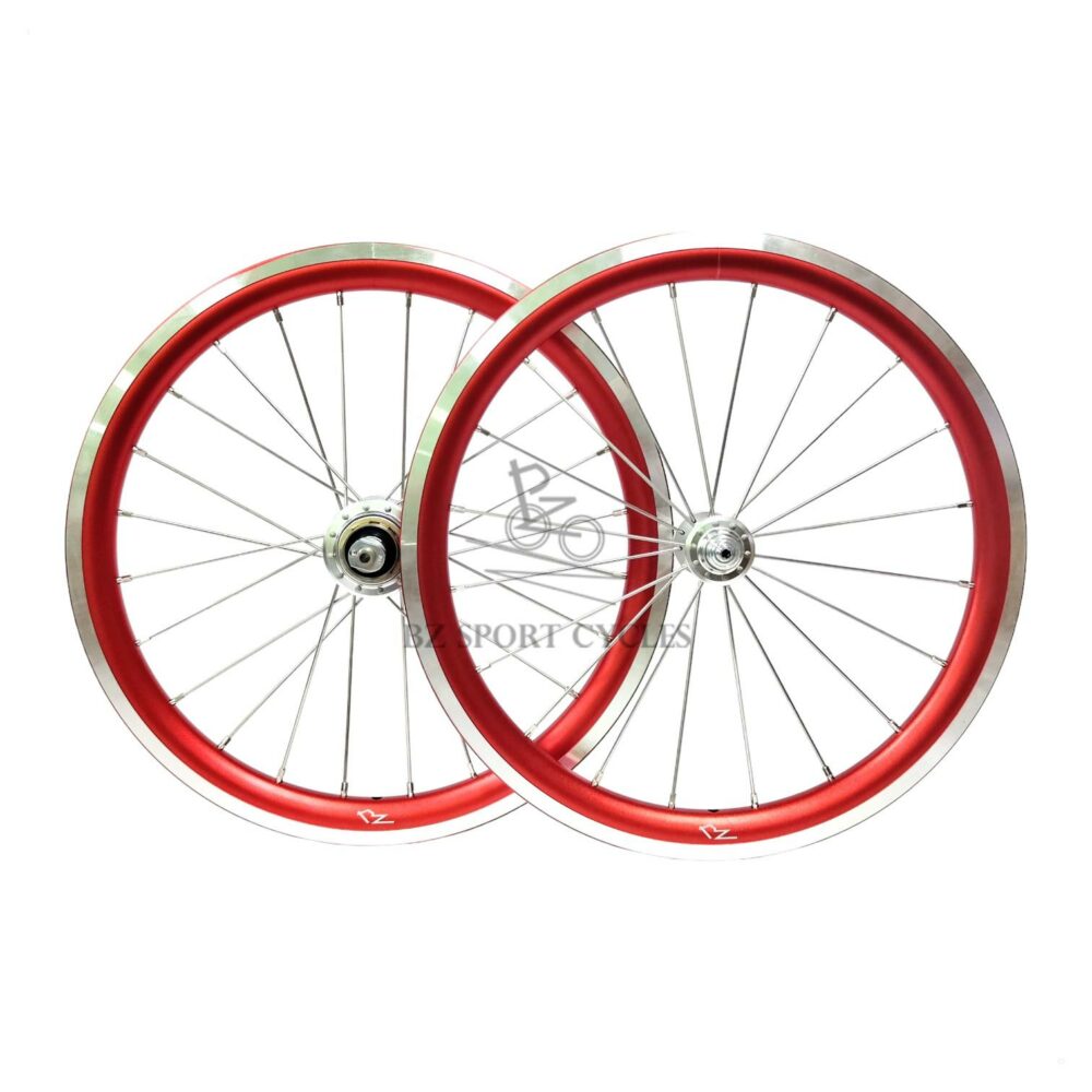 BZ Alloy Brompton Wheels (16'' 349) - BZ Alloy Rim | Hubsmith HS-RS42F/HS-RS42R Hub - Image 9