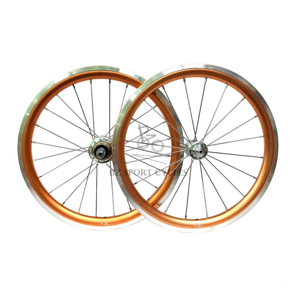 BZ Alloy Brompton Wheels (16'' 349) - BZ Alloy Rim | Hubsmith HS-RS42F/HS-RS42R Hub - Image 10