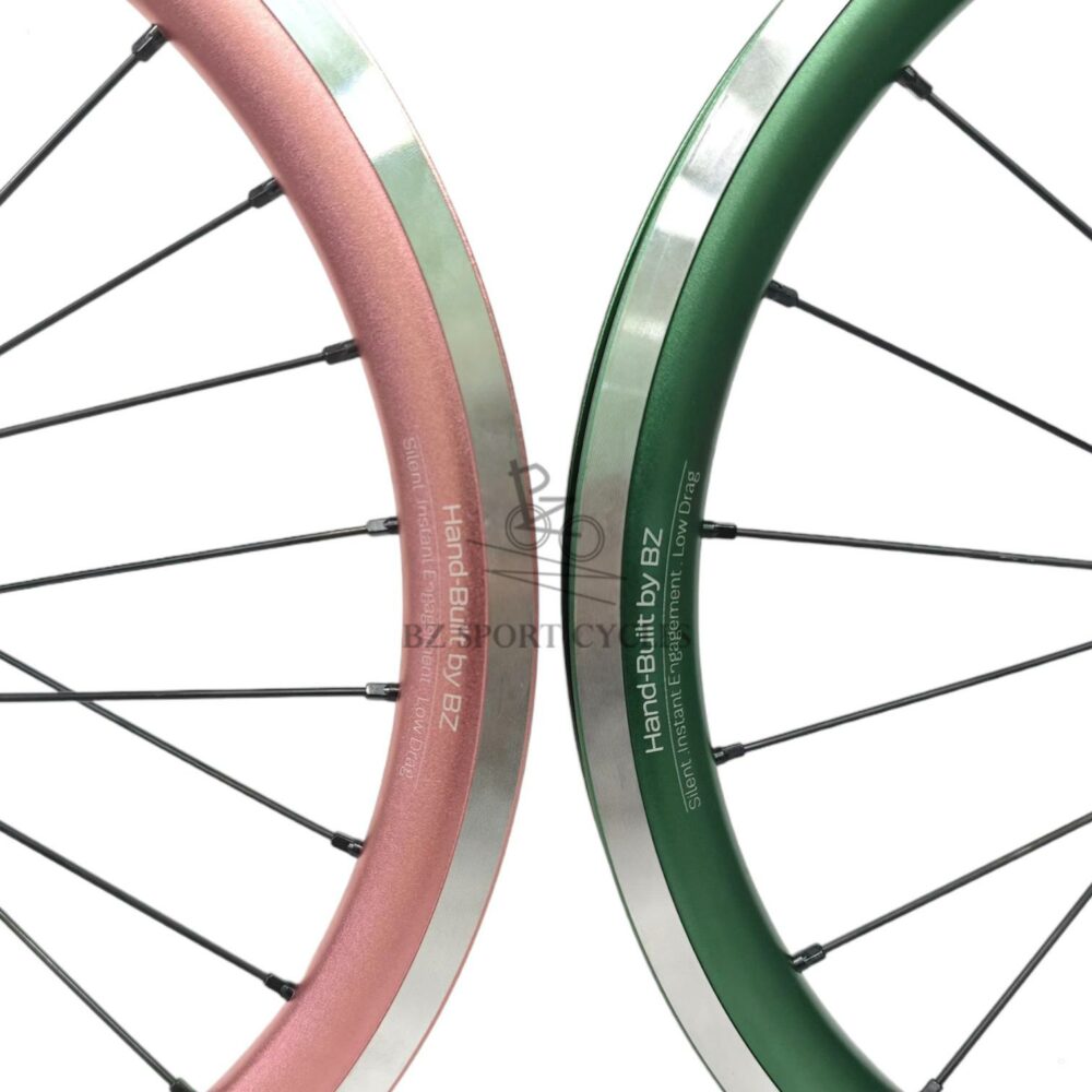 BZ Alloy Brompton Wheels (16'' 349) - BZ Fusion Rim | BZ BN2+2 Front Hub | Onyx BMX Pro HG Rear Hub - Image 7