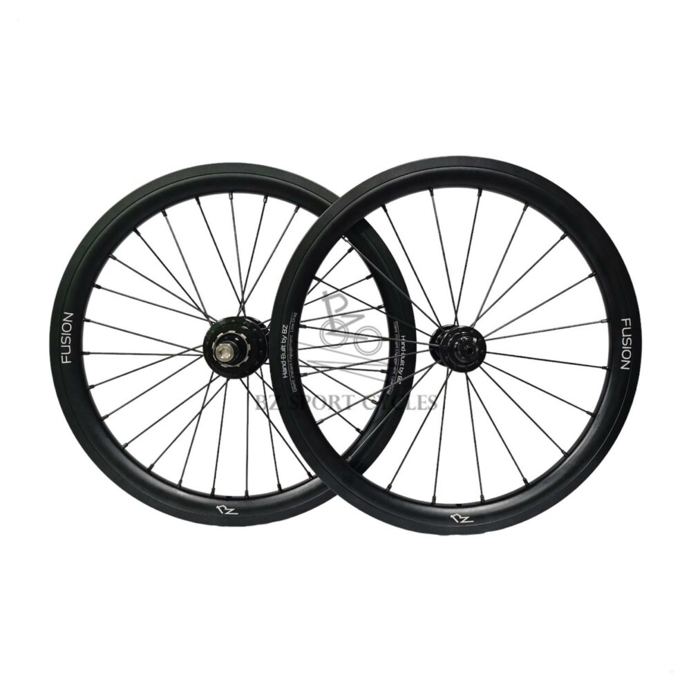 BZ Alloy Brompton Wheels (16'' 349) - BZ Fusion Rim | BZ BN2+2 Front Hub | Onyx BMX Pro HG Rear Hub - Image 10
