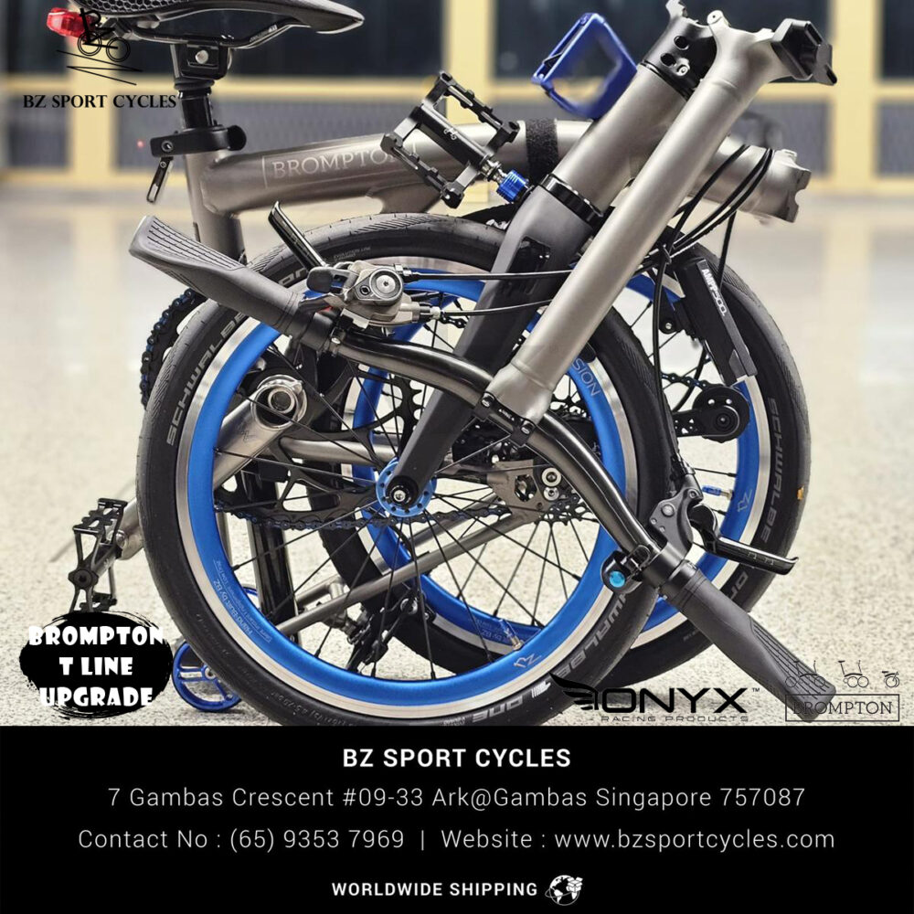 BZ Alloy Brompton Wheels (16'' 349) - BZ Fusion Rim | BZ BN2+2 Front Hub | Onyx BMX Pro HG Rear Hub - Image 15